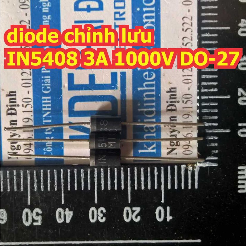 20 con diode chỉnh lưu IN5408 1N5408 5408 3A 1000V DO-27 kde1520