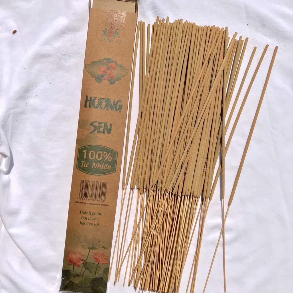 &lt; hộp 130gr- 100 que&gt; Nhang sen Huế không hóa chất
