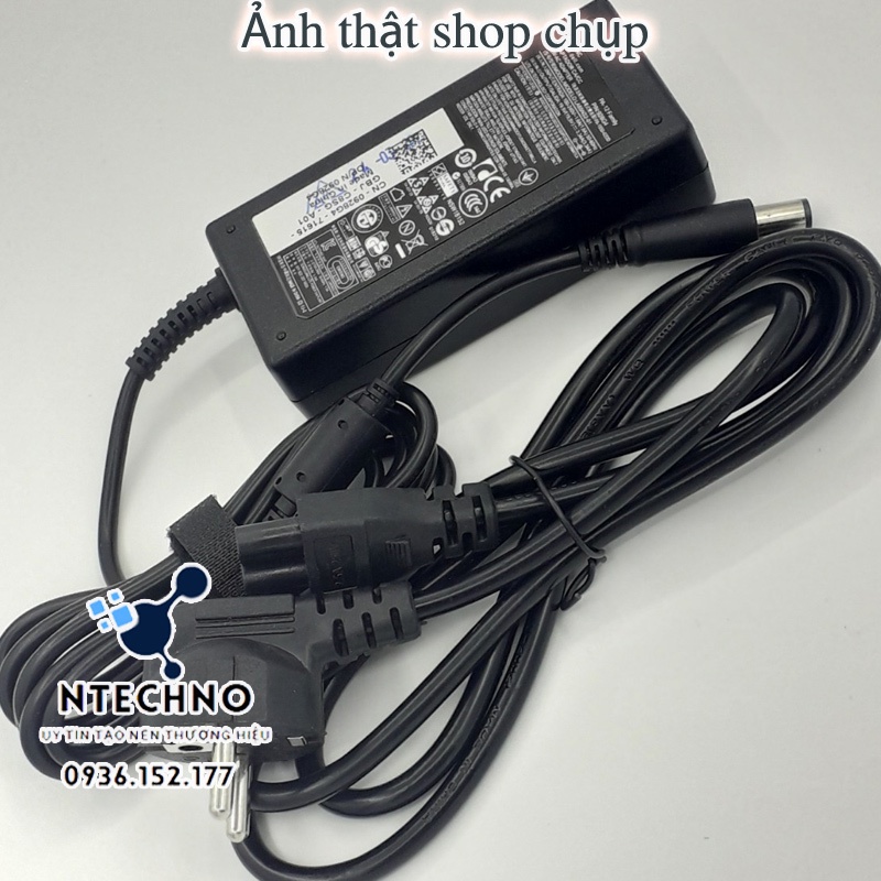 Sạc Zin Laptop Dell 19.5V - 3.34A 65W Chân to 7.4*5.0mm  dùng cho máy tính Dell 4110 4010 2421 2420 7480 3450 4050 3521