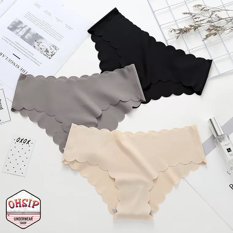 ❤️ Quần Lót Nữ Viền Mông Gợn Sóng Quần Chíp Chất Su Không Viền Gợi Cảm | BigBuy360 - bigbuy360.vn