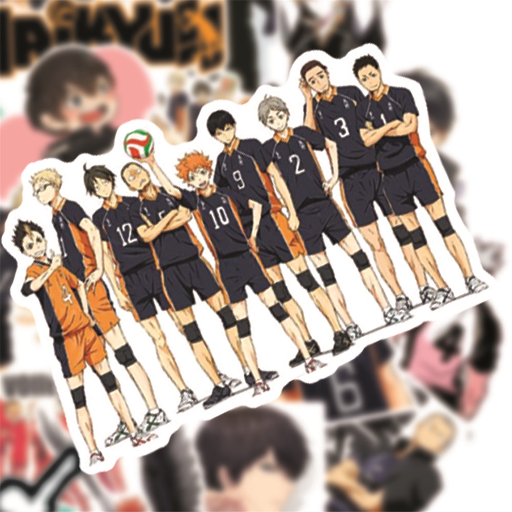 50Pcs/Set ❉ Haikyuu!! Series 04 Stickers ❉ DIY Fashion Waterproof Doodle Decals Stickers