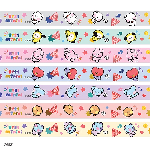 MONOPOLY LINE FRIENDS BT21 STRAP MININI DÂY ĐEO IN HÌNH BT21 MININI