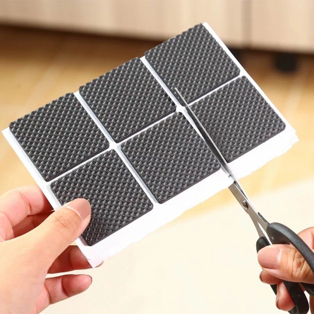 Vỉ 12 miếng lót chân bàn ghế kích thước 4.5cm