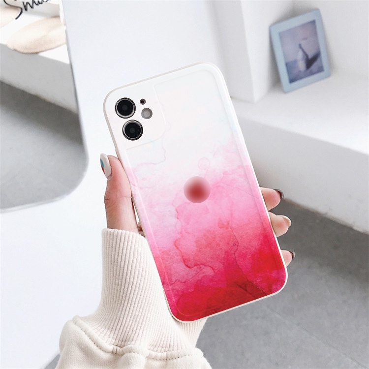 Ốp lưng iphone viền nổi bóng sắc màu đá 6/6plus/6s/6splus/7/7plus/8/8plus/x/xr/xs/11/12/pro/max/plus/promax - Awifi K1-2