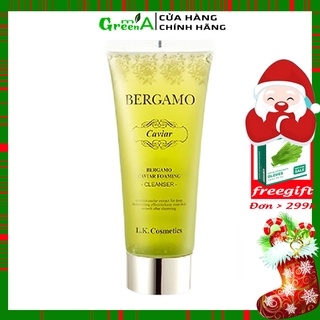 Sữa Rửa Mặt Bergamo Làm Sạch Sâu Dưỡng Da Mềm Mượt Căng Tràn Sức Sống Bergamo Caviar Snail Foaming Cleanser 150ml