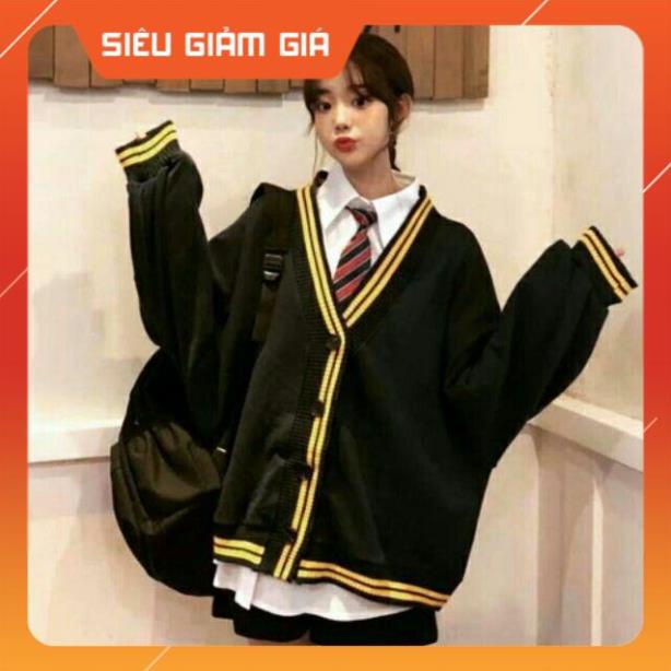 [Giá siêu rẻ] Áo khoác cardigan viền sọc, kèm hình thật