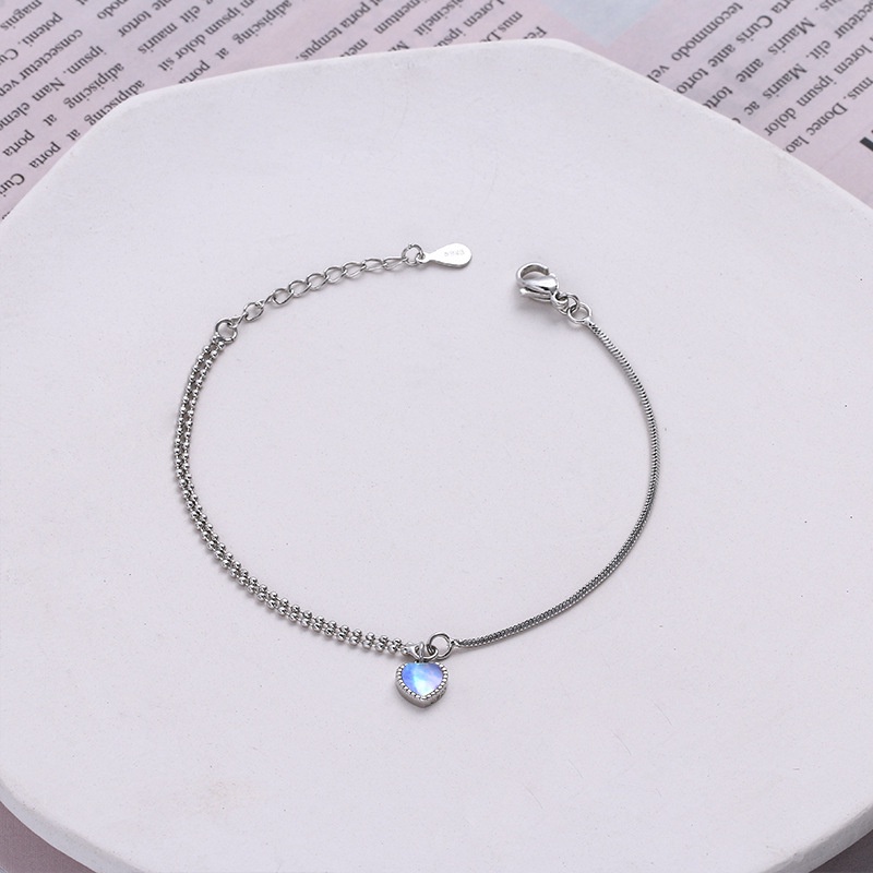 Double Bracelet Moonstone Women's Bracelet