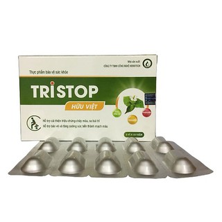 TRISTOP Hữu Việt - Hỗ trợ điều trị bệnh trĩ, tăng sức bền thành mạch