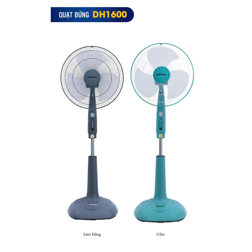 Quạt đứng hẹn giờ Senko DH1600