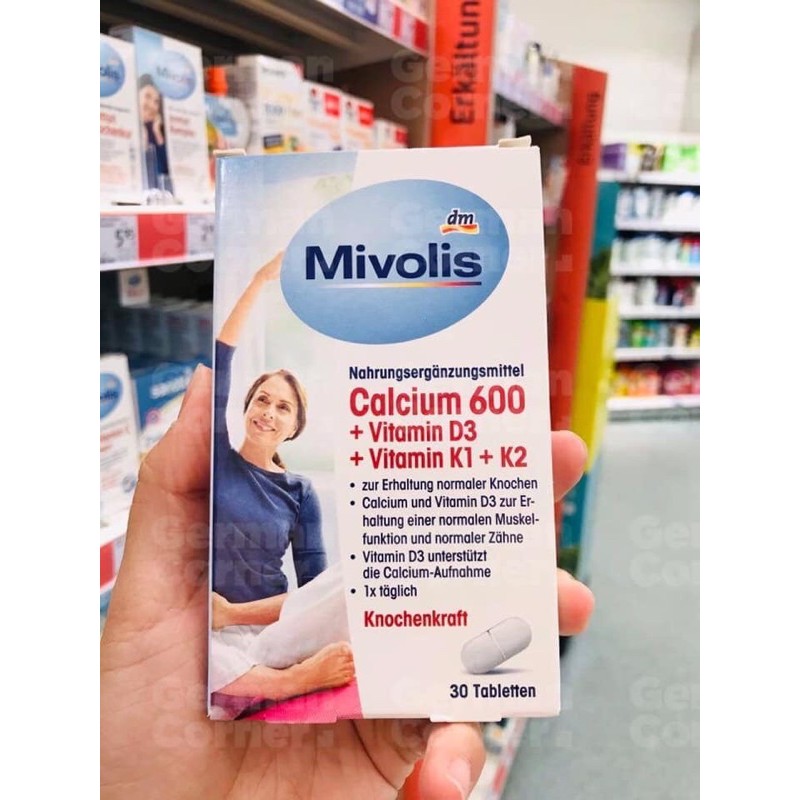 VIÊN UỐNG CANXI D3 K1 K2 ĐỨC