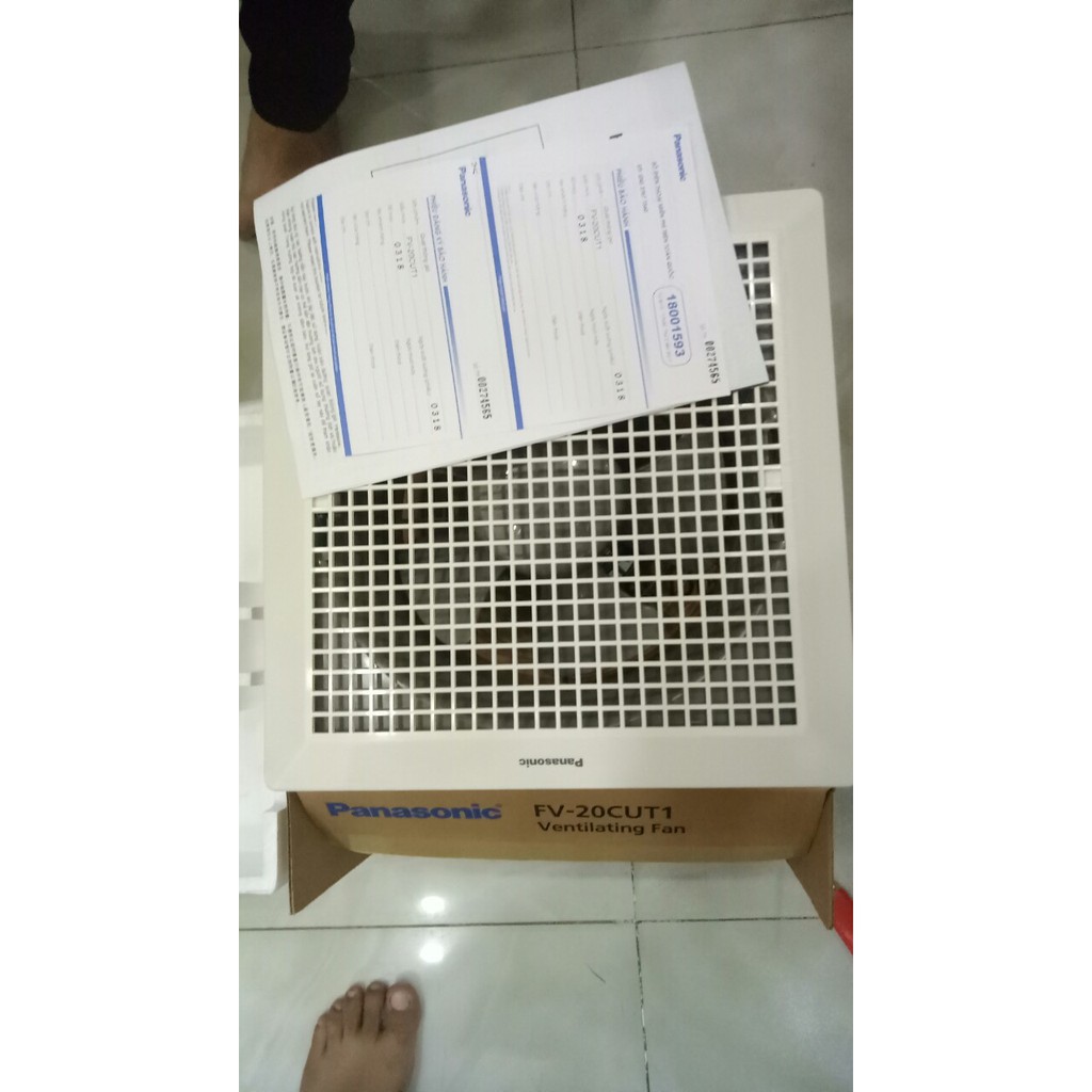 Quạt hút âm trần không dùng ống dẫn Panasonic FV-20CUT1
