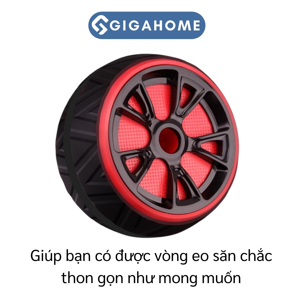 Con Lăn Tập Bụng, Tập Gym 1 Bánh Tại Nhà GIGAHOME Tặng Kèm Thảm Nhỏ 9230
