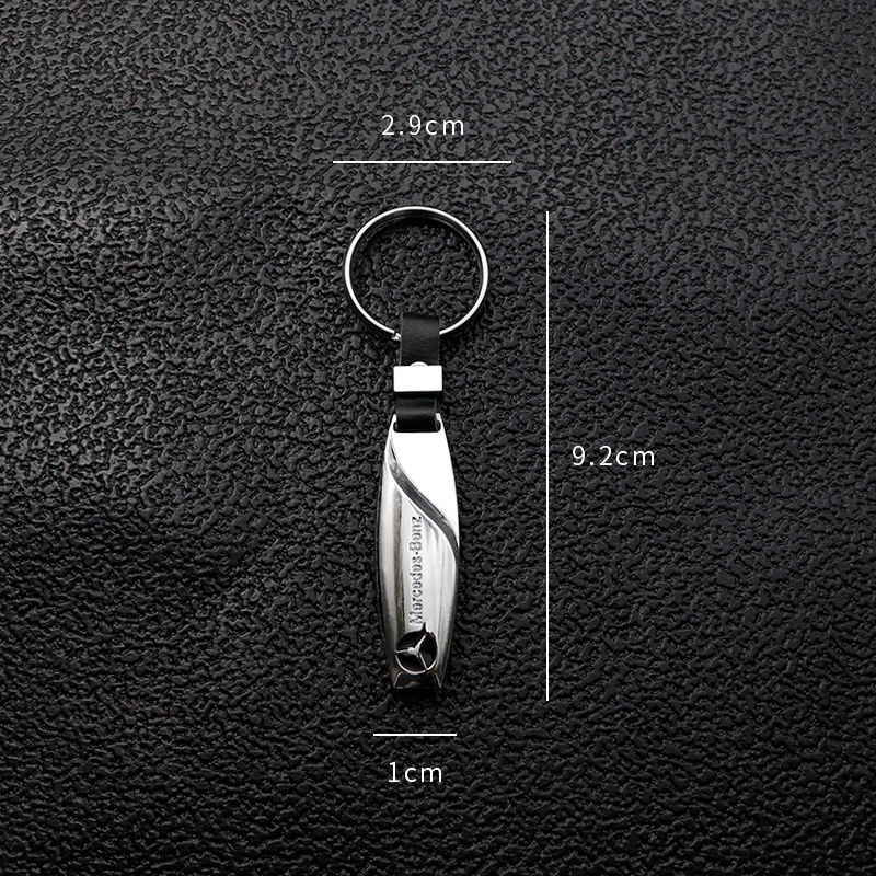 Móc Khóa Hợp Kim Hình Logo Giọt Nước Sáng Tạo Cho Mercedes Benz Class W212 W211 W210 W203 W204 W205 CLA GLK CLS A C E