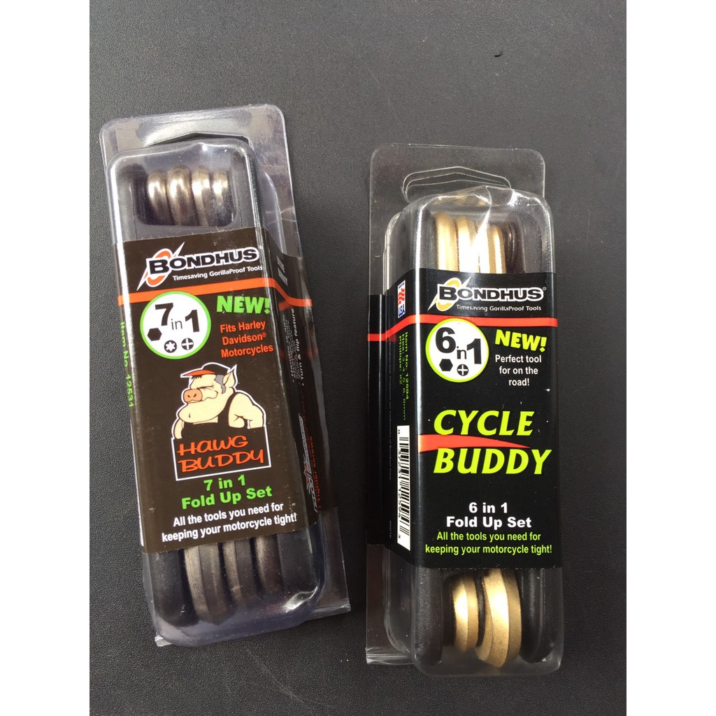 BONDHUS - Bộ Lục giác xếp dành riêng cho Motor Harley Davidson