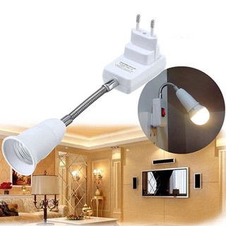 jia E27 EU Plug Socket Adapter Bulbs Plug Light Lamp Bulb All Direction Extension Adapter Extenders for Home Light Fixtu