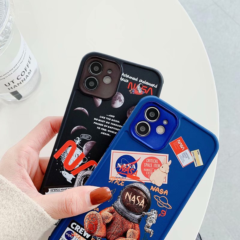 NASA Ốp Lưng Silicone Chống Sốc Thời Trang Cho Iphone 12pro Max 12mini 11pro Max Xs Max Xr Se 2020 7 8 Plus | BigBuy360 - bigbuy360.vn
