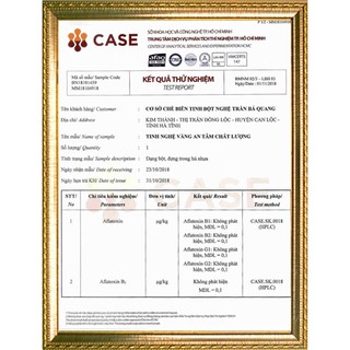 Tinh bột nghệ vàng nguyên chất 500g