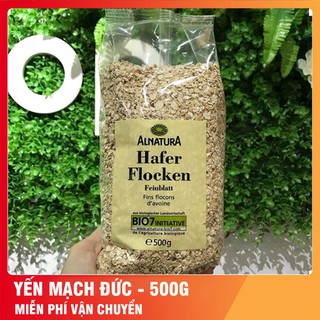 Yến Mạch Ăn Kiêng Hafer Flocken Cán Dẹt Nhập Khẩu 100% Đức