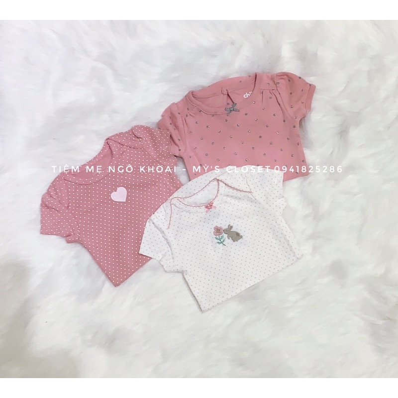 Body chip ngắn tay chọn mẫu bé gái