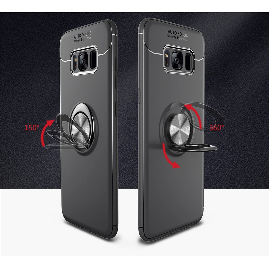 Ốp Lưng Auto Focus SAMSUNG S8 Plus Cao Su Bracket Iring