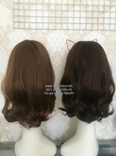 Tóc bộ 40cm uốn đuôi( tơ cao cấp) hình thật