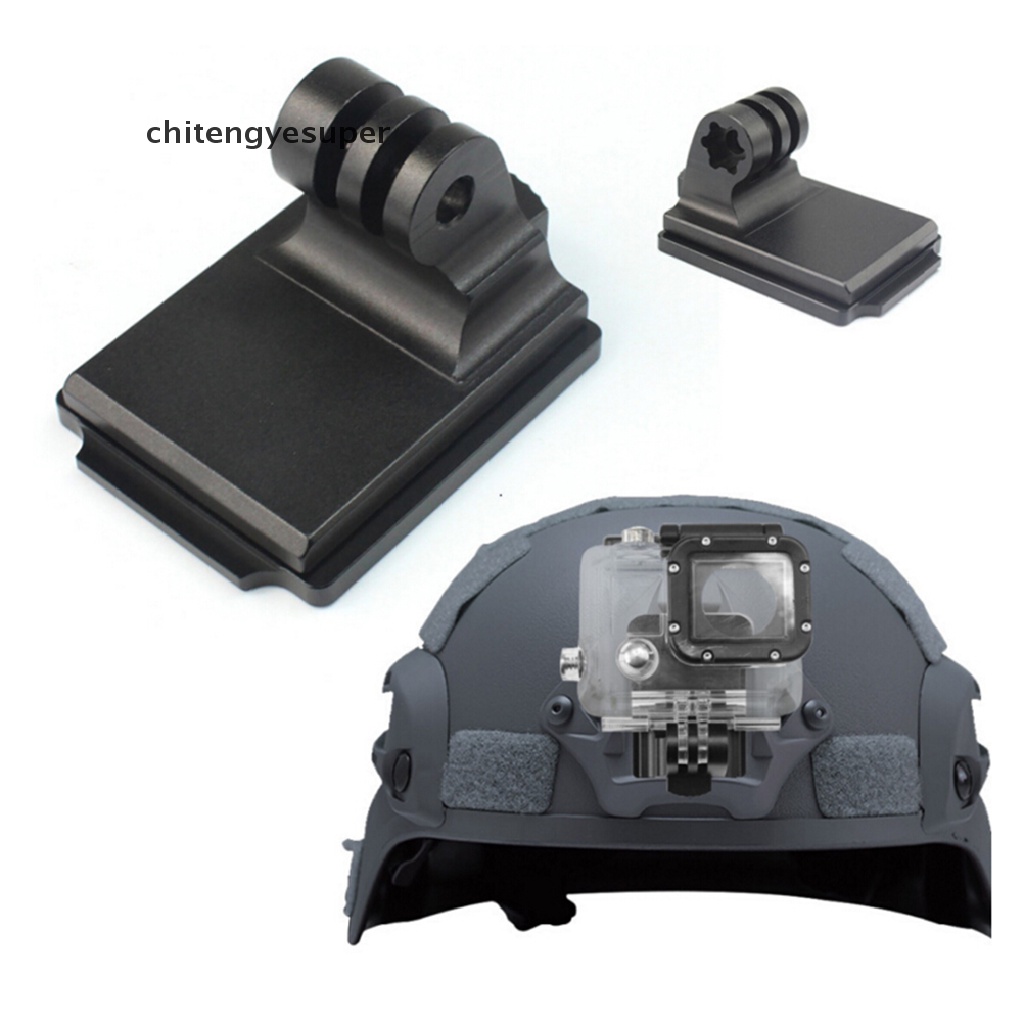Chitengyesuper Helmet Aluminum Fixed Mount for GOPRO Hero 3 Sport Camera and NVG Mount Base Hot Sale CGS