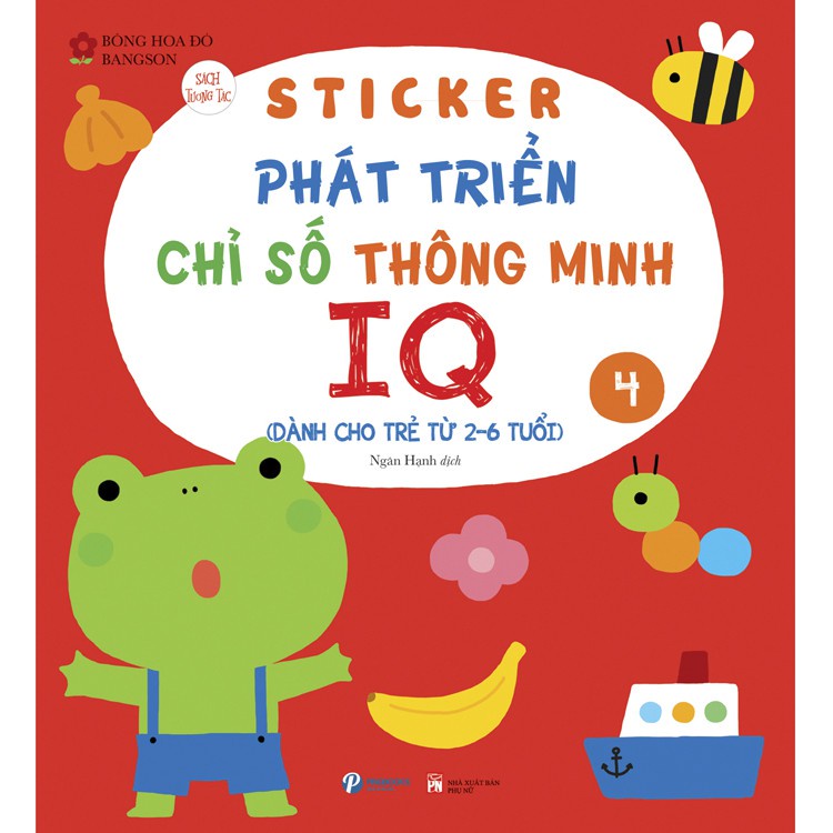 Sách - Sticker phát triển chỉ số thông minh