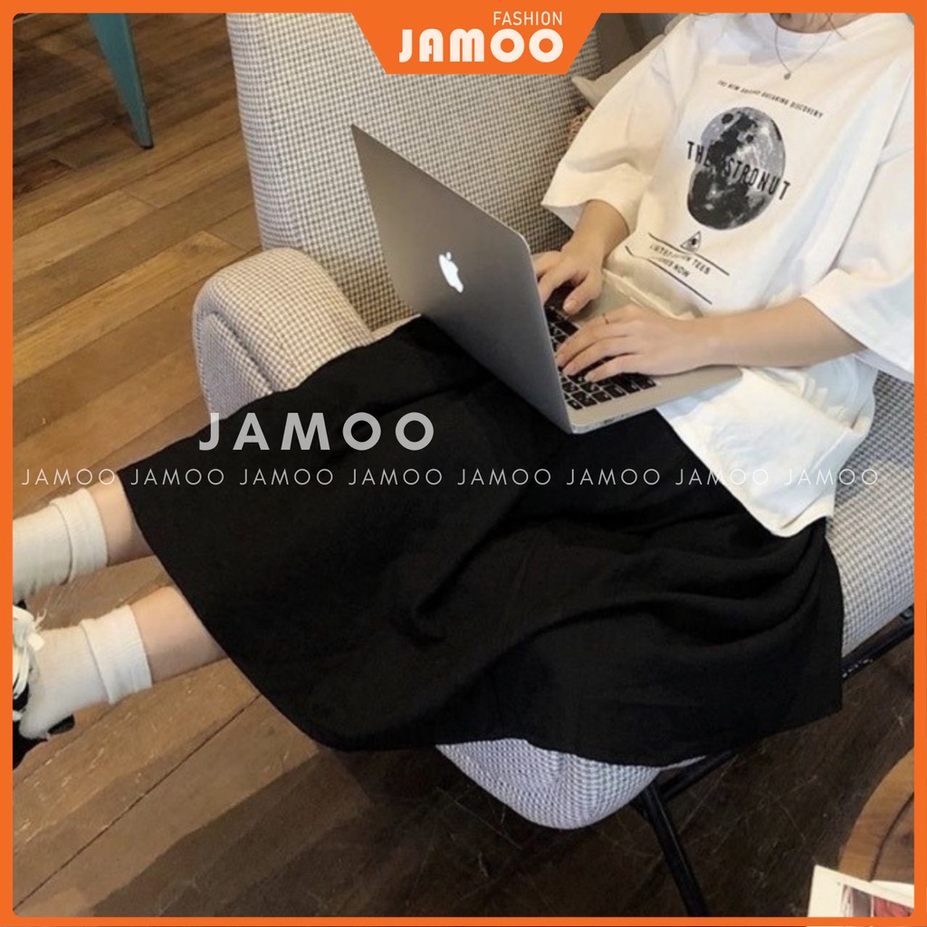 CHÂN VÁY NỮ, CHÂN VÁY ĐŨI HÀN TÚI XẺ JAMOO