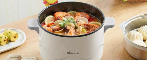 Nồi Nấu Lẩu Mini Bear 2,5L