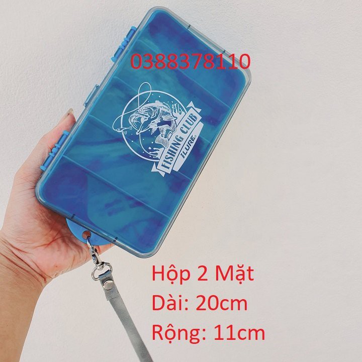 Hộp Đựng Đồ 2 Mặt Đựng Mồi Câu Và Phụ Kiện Câu Cá - HDD 1