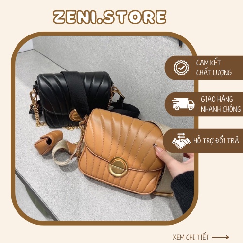 Túi đeo chéo ck khóa tròn Set túi cê ka khóa tròn kèm ví hot trend 2022