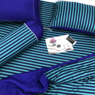 Bộ Drap Thun THÁI LAN 3D mát lạnh 4 món