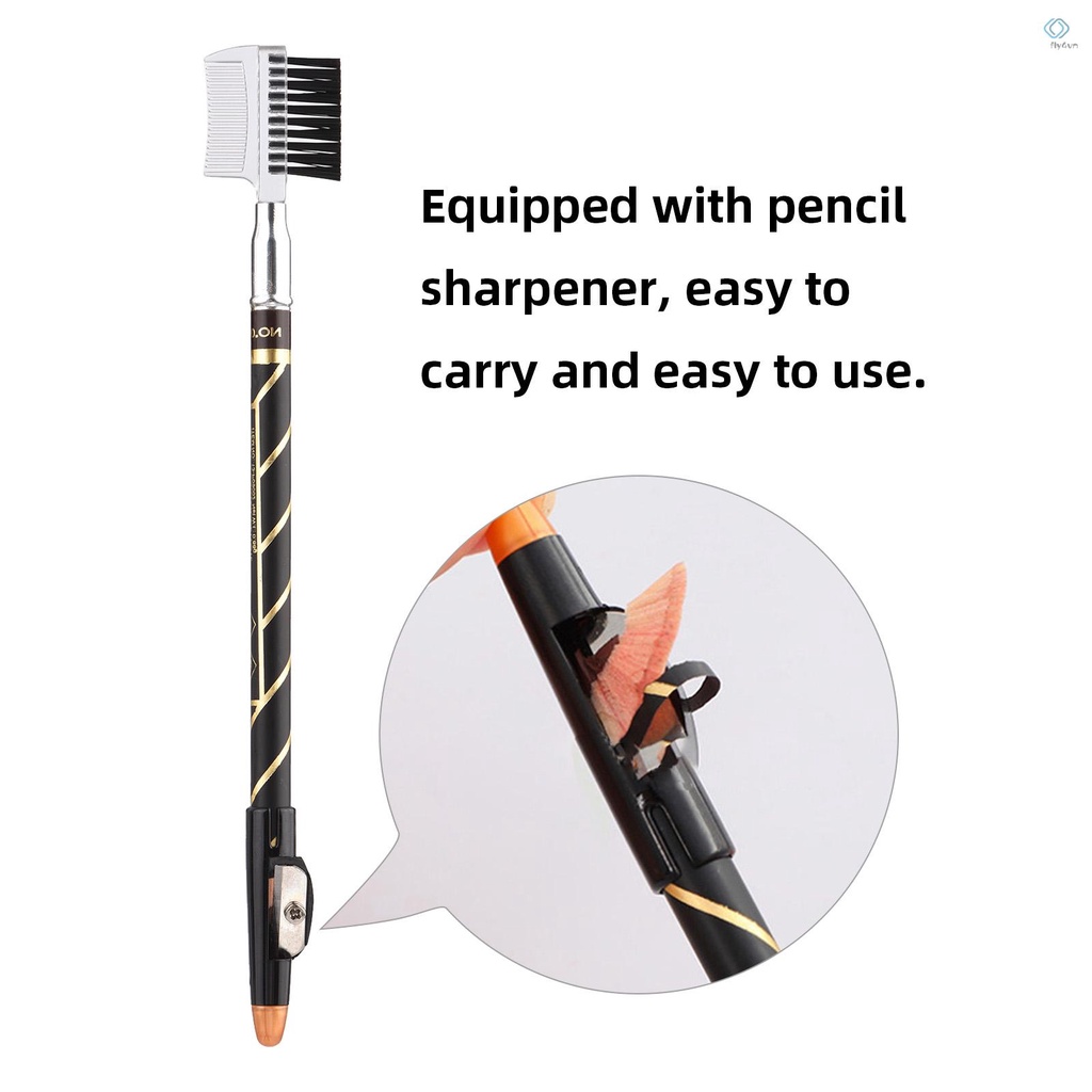 Bút chì kẻ lông mày 2 trong 1 màu sắc chống nước chống mồ hôi lâu trôi kèm đồ chuốt
 | BigBuy360 - bigbuy360.vn