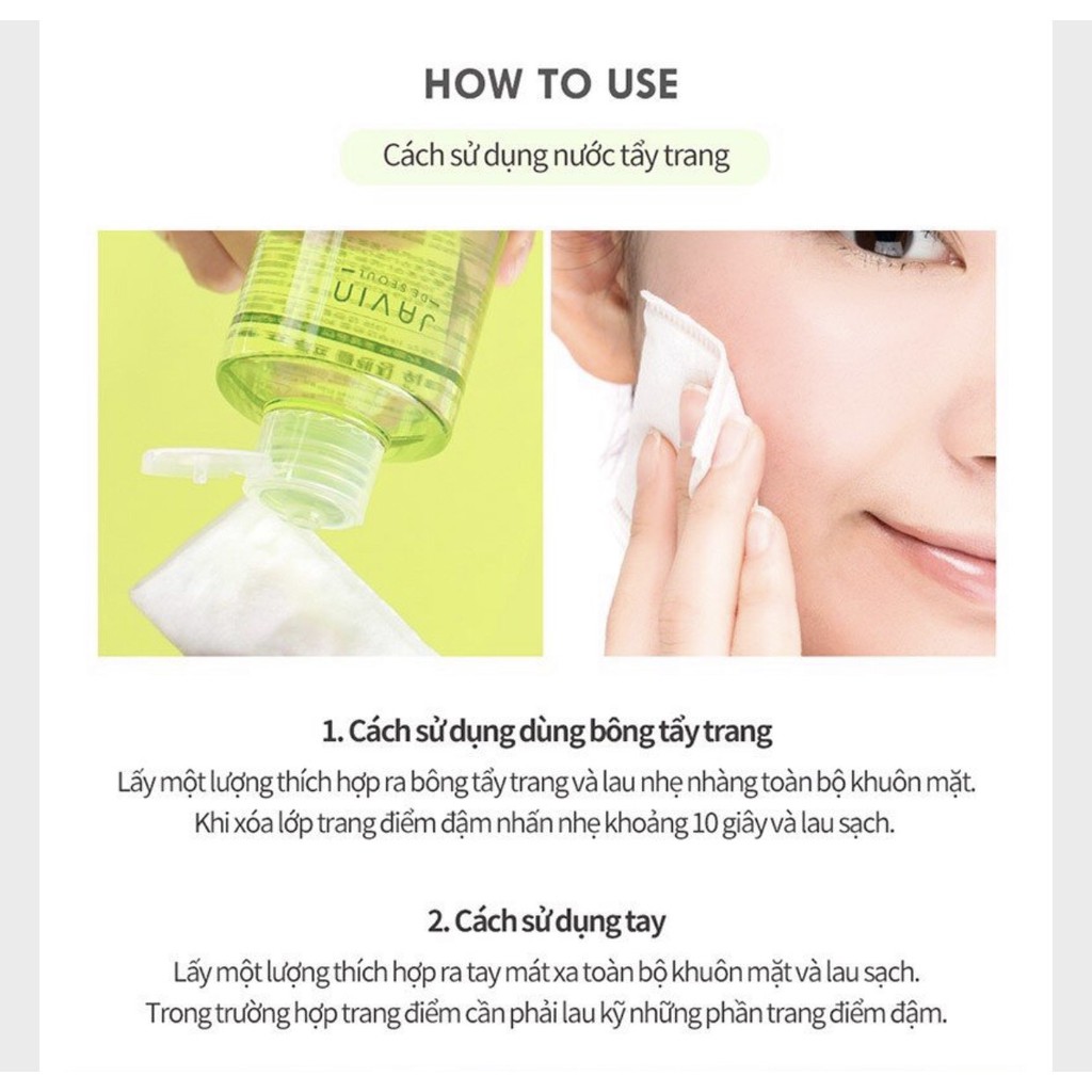 Nước Tẩy Trang JAVIN De Seoul Urban Proof Cleansing Water 300ml | BigBuy360 - bigbuy360.vn