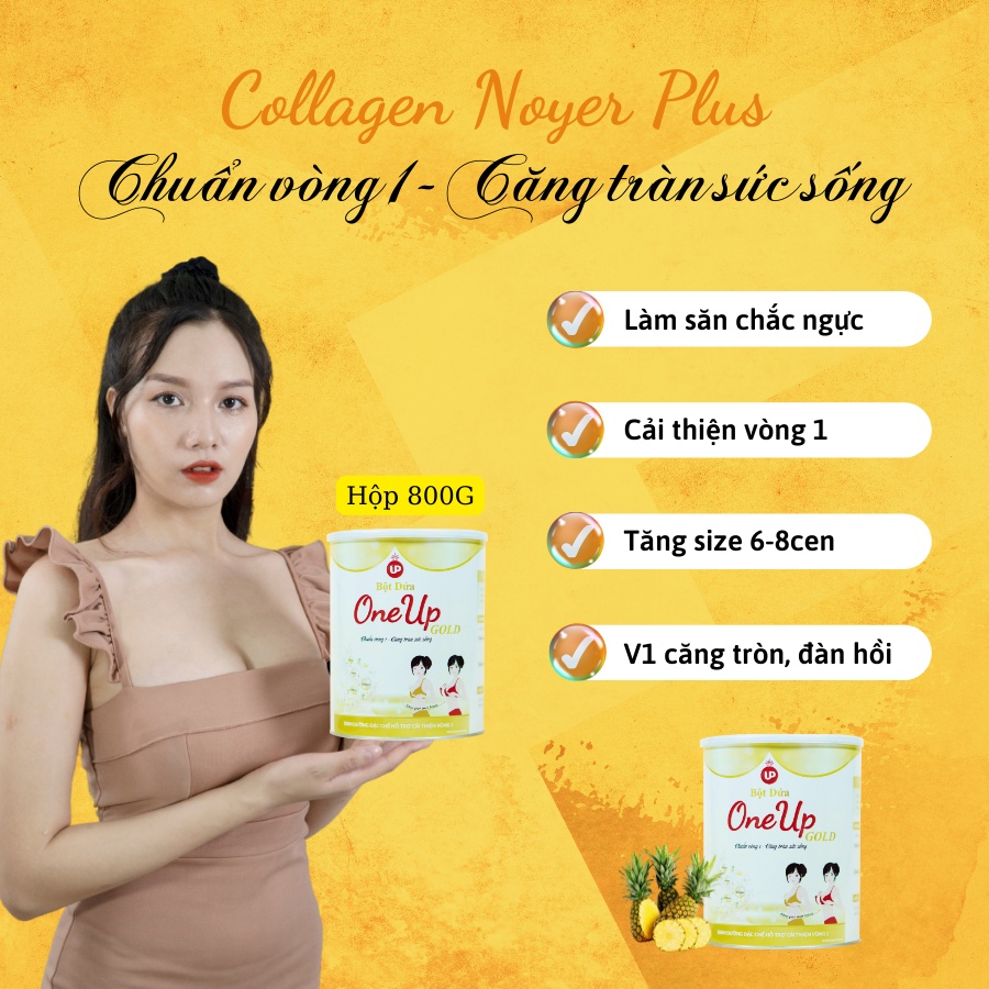 [Hộp 800G] Bột dứa tăng vòng 1 ONEUPGOLD – GIUPS TĂNG SZ V1 hiệu quả, giảm chảy xệ tăng cường nội tiết đẹp da | BigBuy360 - bigbuy360.vn