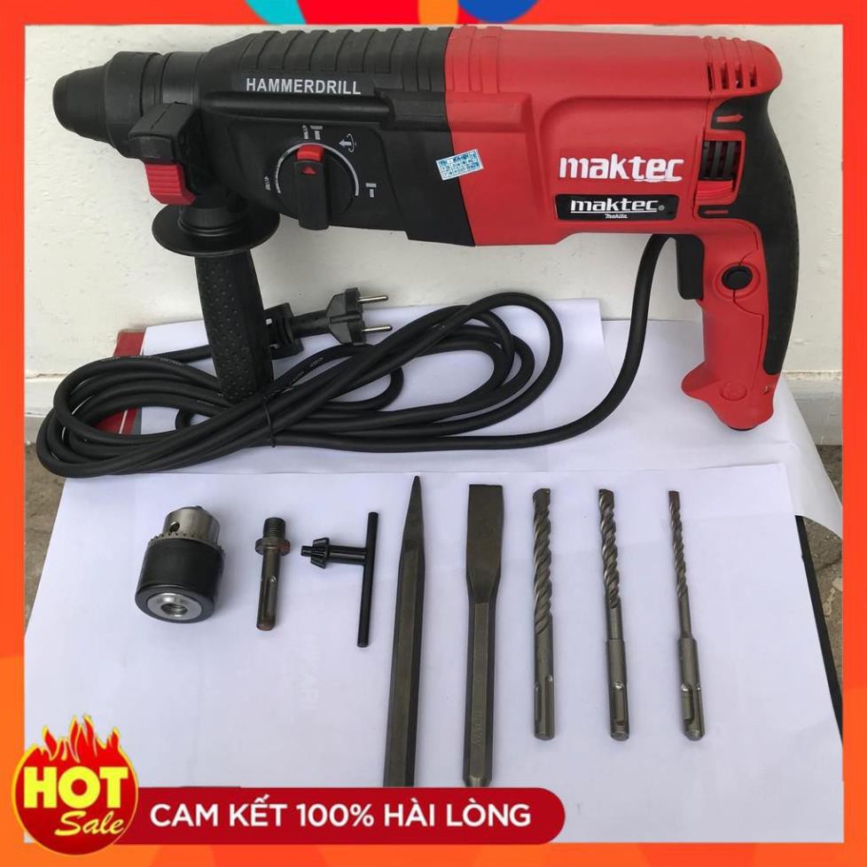[Hàng Tốt] Máy khoan bê tông MAKTEC 26 công suất 800W kèm bộ phụ kiện