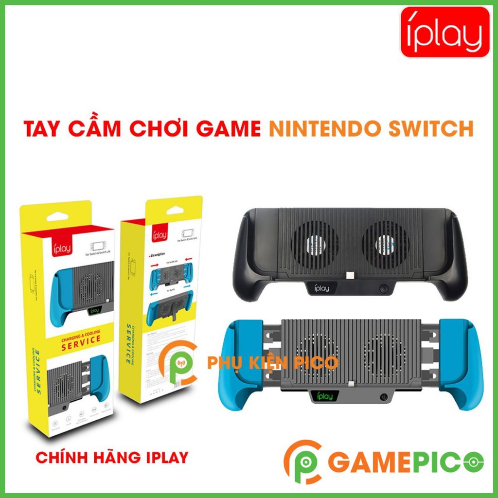 Tay cầm chơi game Nintendo Switch chính hãng Iplay tản nhiệt siêu mát