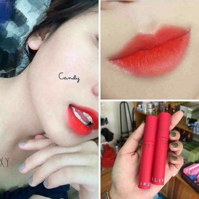 SON It skin  07 đỏ cam tươi trẻ 💄 💋💋💋