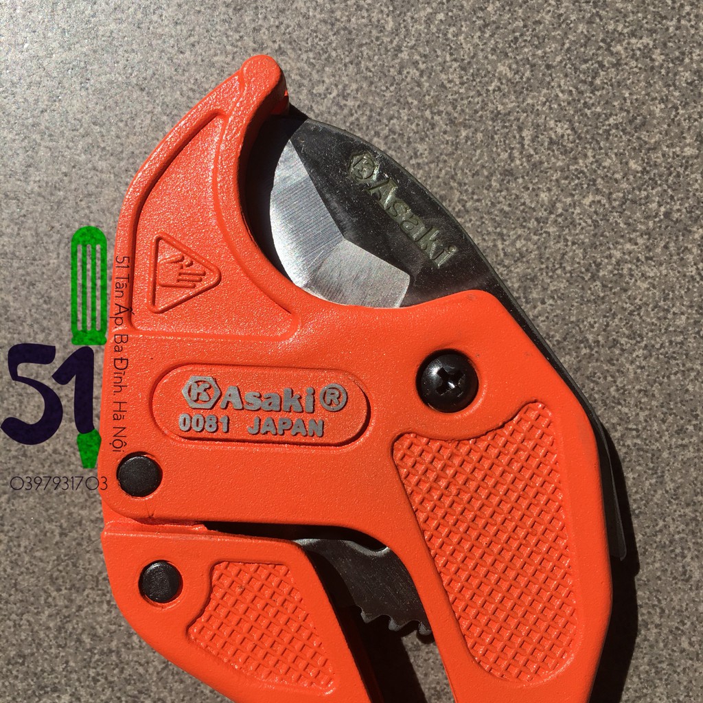 Kéo cắt ống nhựa PVC, PPR ASAKI AK-0081 42mm