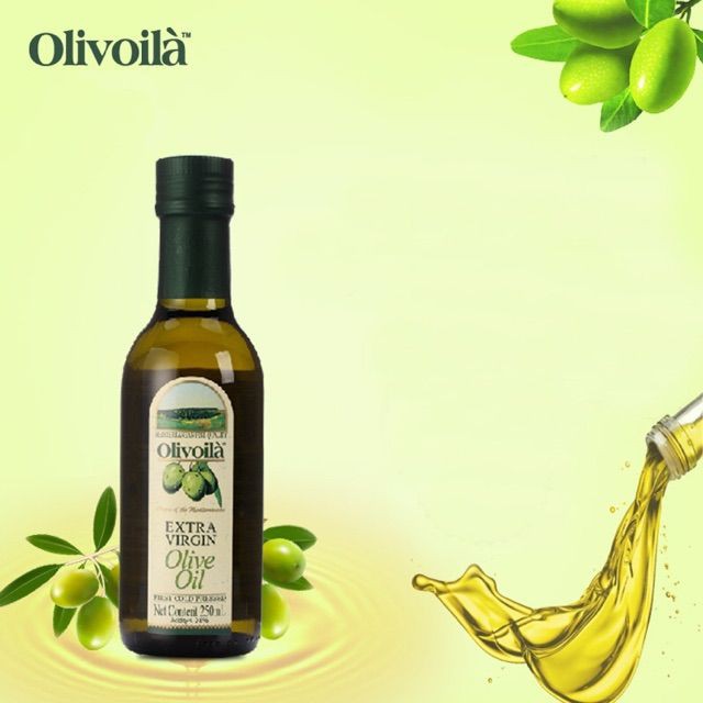 (Date mới 2022)dầu oliu Olivoila  extra virgin nguyên chất 250ml  nhập khẩu Ý