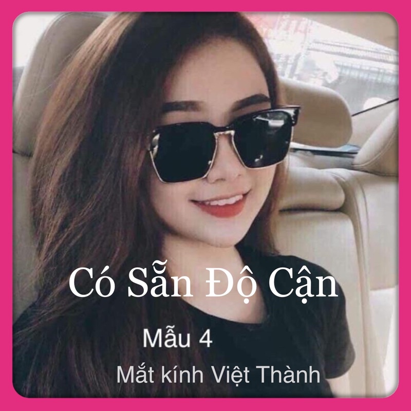 HCM mắt kính râm cận Có Sẵn 0-6 độ 50 MẪU kính mát có độ cắt kính theo yêu cầu CẬN THỊ CÓ MÀU BẢNG 3