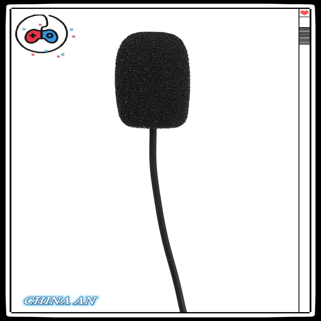 ⚡Hot sản phẩm/New 3.5mm Mini Studio Speech Mic Microphone W/ Clip For PC Desktop Notebook