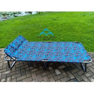 Giường xếp vải khung sắt cỡ đại rộng 90cm x dài 1m9 - m42