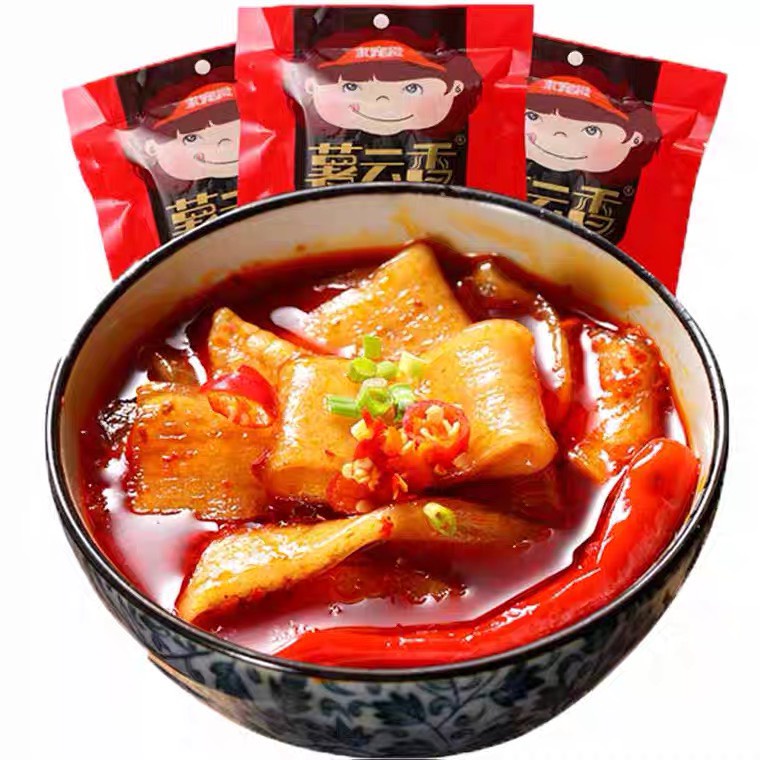Miến dẹt trùng khánh Miến khoai lang dẹt ăn lẩu gói 240g