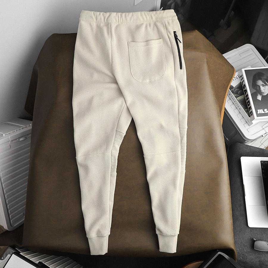 Quần Jogger Nam Scott Basic Trơn Tùi Zip Năng Động Chất Vải Cotton Pique Thoải Mái Form Regular - FAPAS