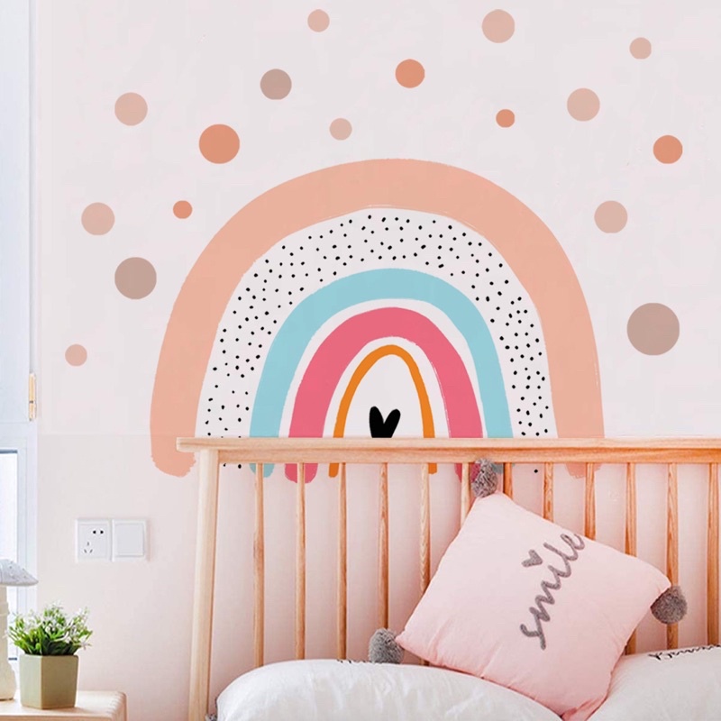 Tranh dán tường trang trí phòng ngủ, phòng chơi cho bé gái, Wall decoration for baby bedroom, play room