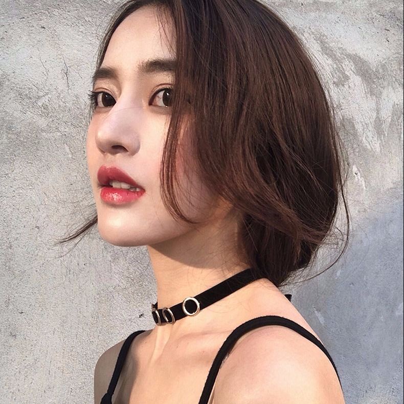 Mái Tóc Giả Bằng Lụa Thật Tự Nhiên Không Đường May Cho Nữ