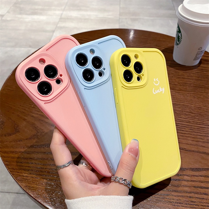 Ốp Điện Thoại Silicone Mềm Chống Sốc Màu Sắc Mùa Hè Cho iPhone X XR XS Max 11 12 13 Pro Max
