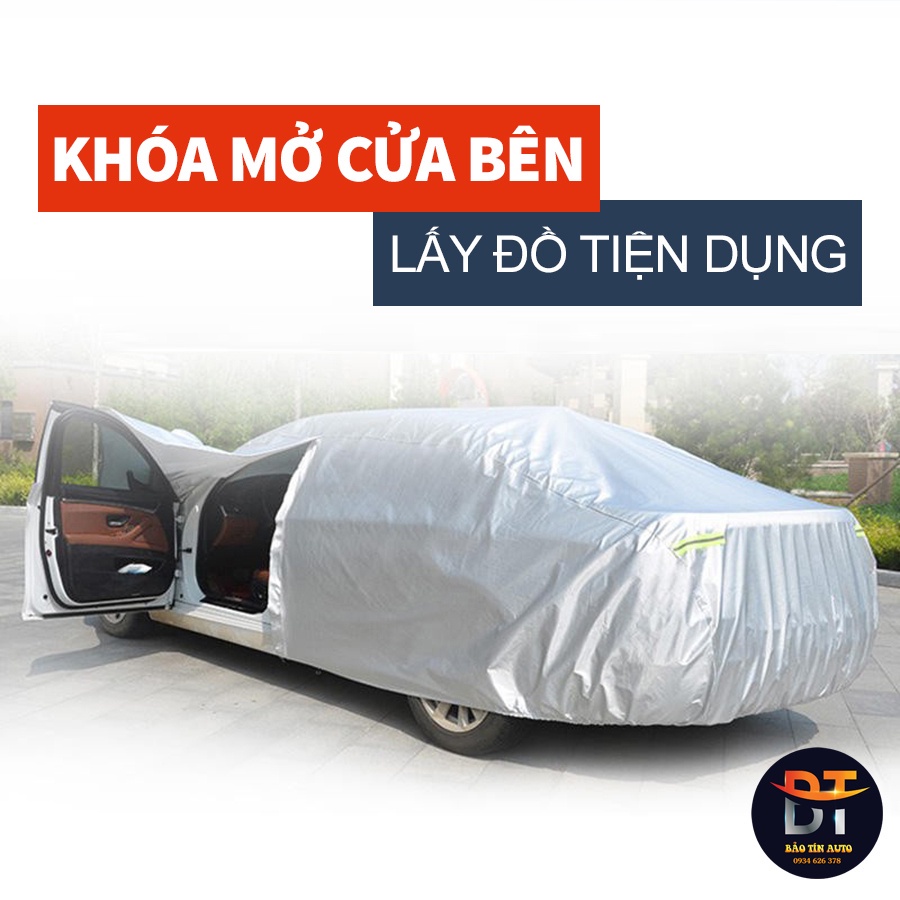 [LOẠI 1] Bạt che kín bảo vệ xe ô tô Chevrolet Trailblazer tráng bạc 3 lớp vải dù Oxford,bạt phủ trùm bảo vệ xe ô tô