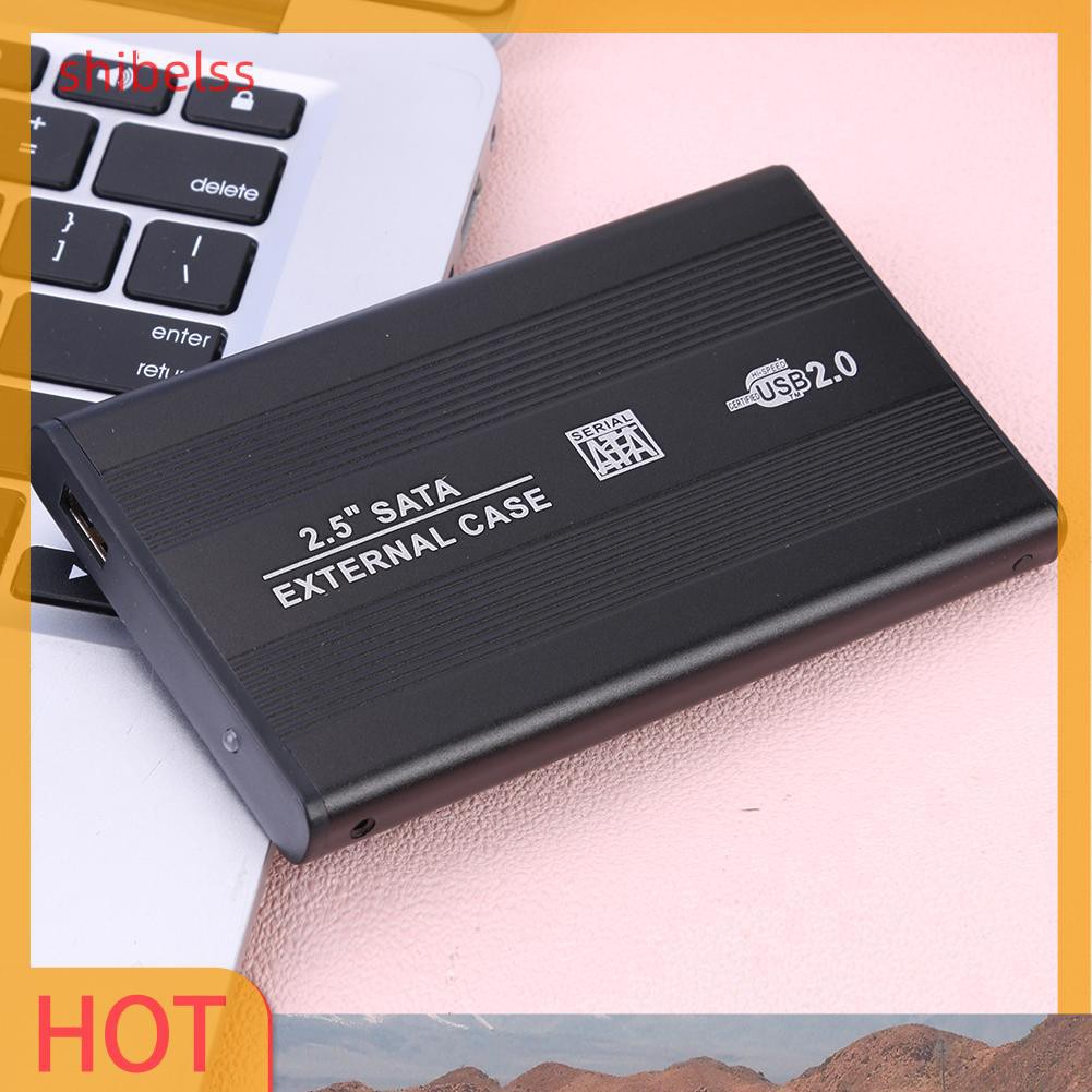 Vỏ Ổ Cứng Ngoài Shibelsss 2.5 Inch Sata Usb2.0 Bằng Hợp Kim Nhôm Ốp | BigBuy360 - bigbuy360.vn
